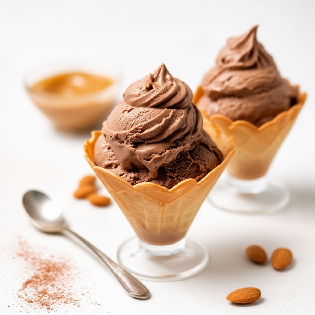 Creamy Chocolate Nutty Delight Ice Cream