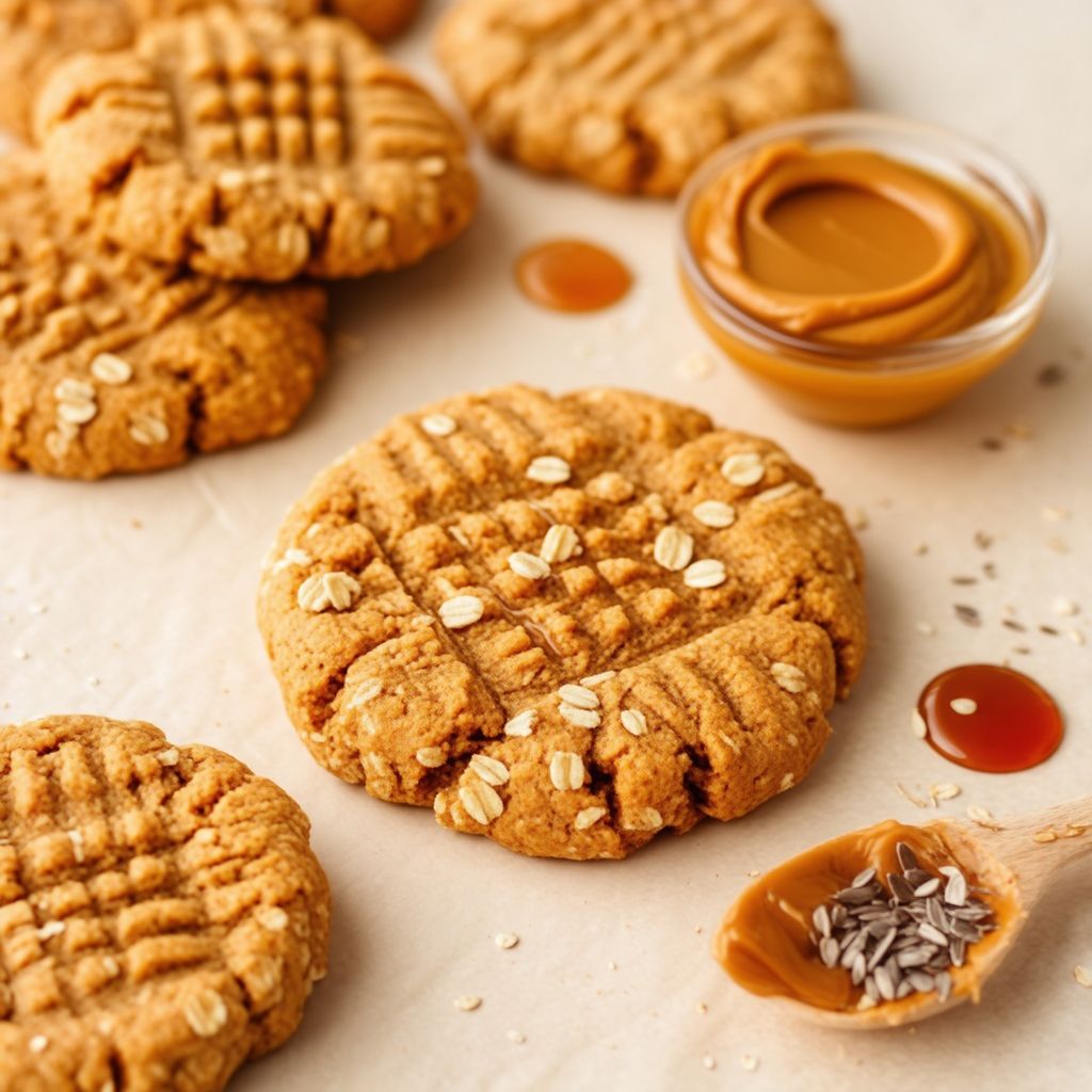 Biscotti Oat con Burro di Arachidi Salutari