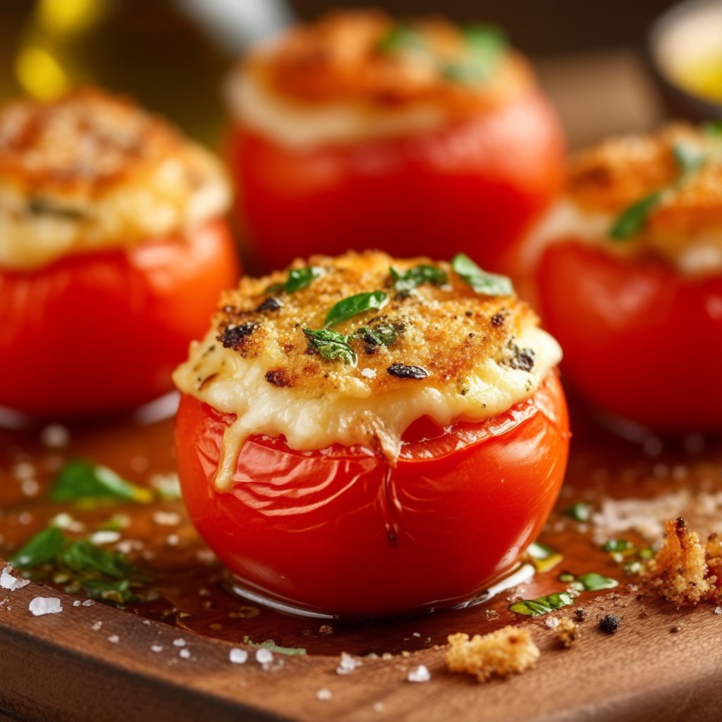 Pomodori Grigliati Ripieni di Formaggio e Erbe