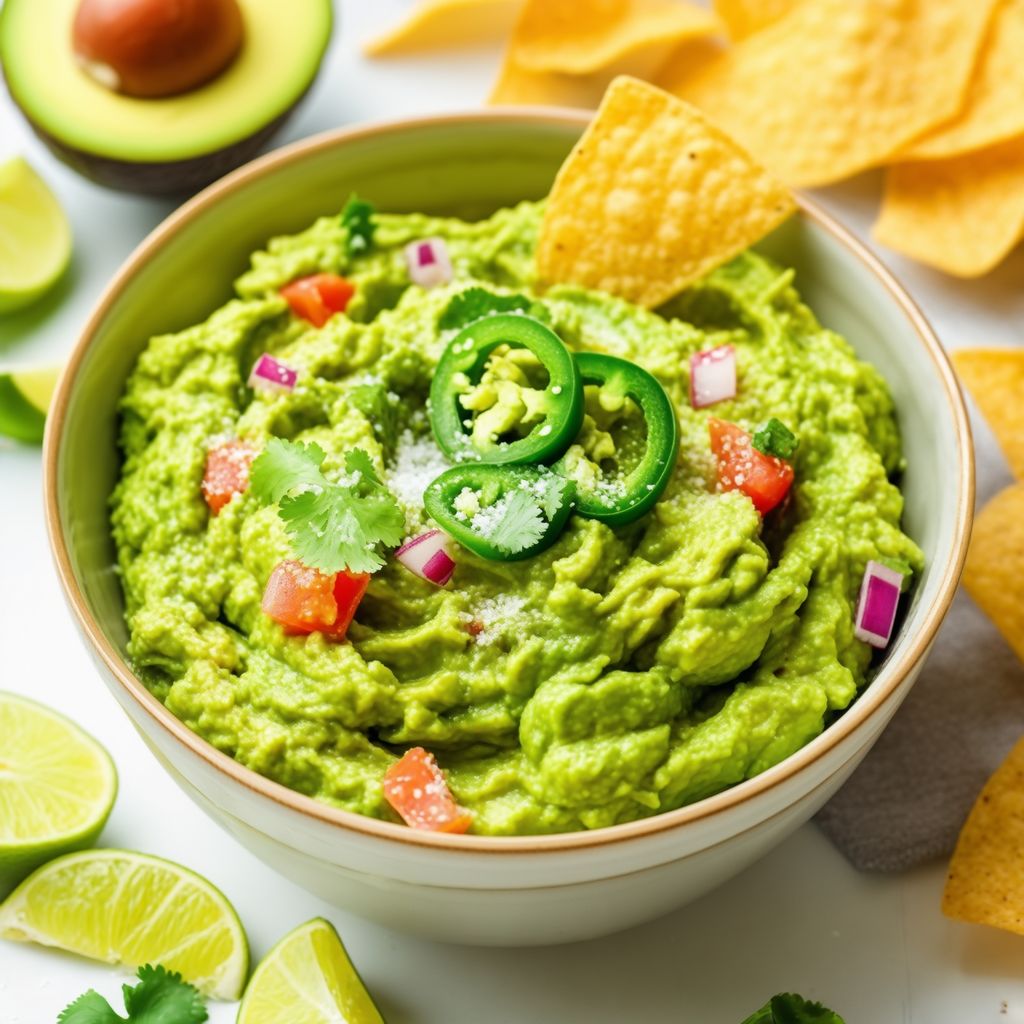 Cremige Chunky Guacamole Delikatesse