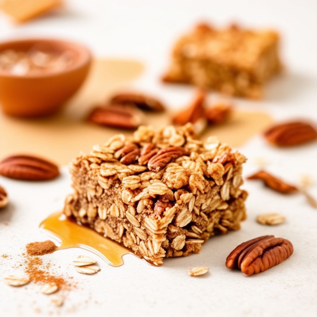 Quadrati di Granola Chewy al Maple