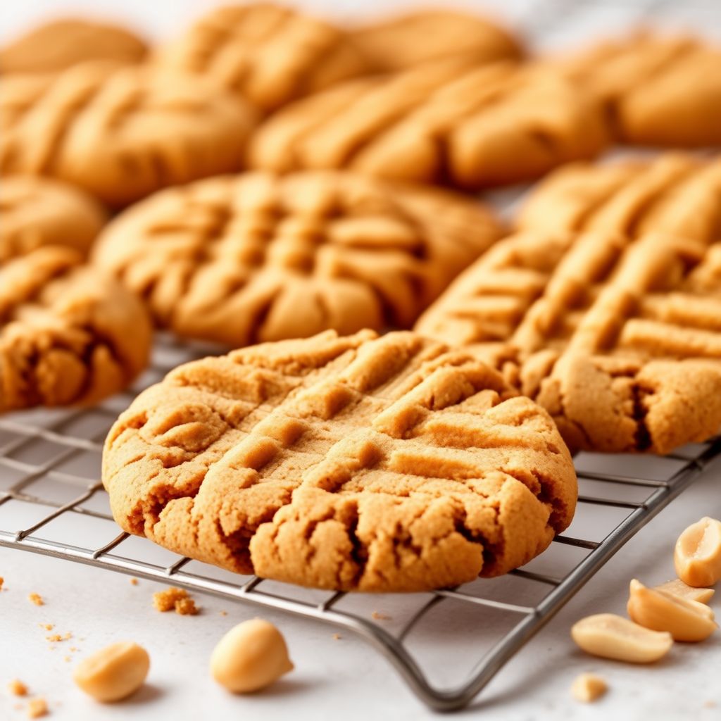 Classic Peanut Butter Crisscross Cookies