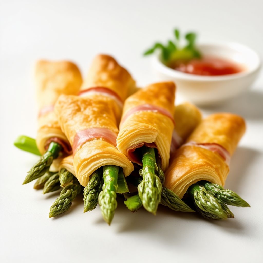 Crispy Asparagus Wraps with Parma Ham