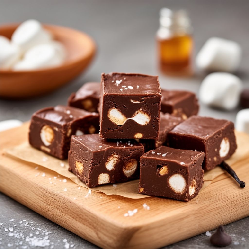 Quick Chocolate Marshmallow Fudge