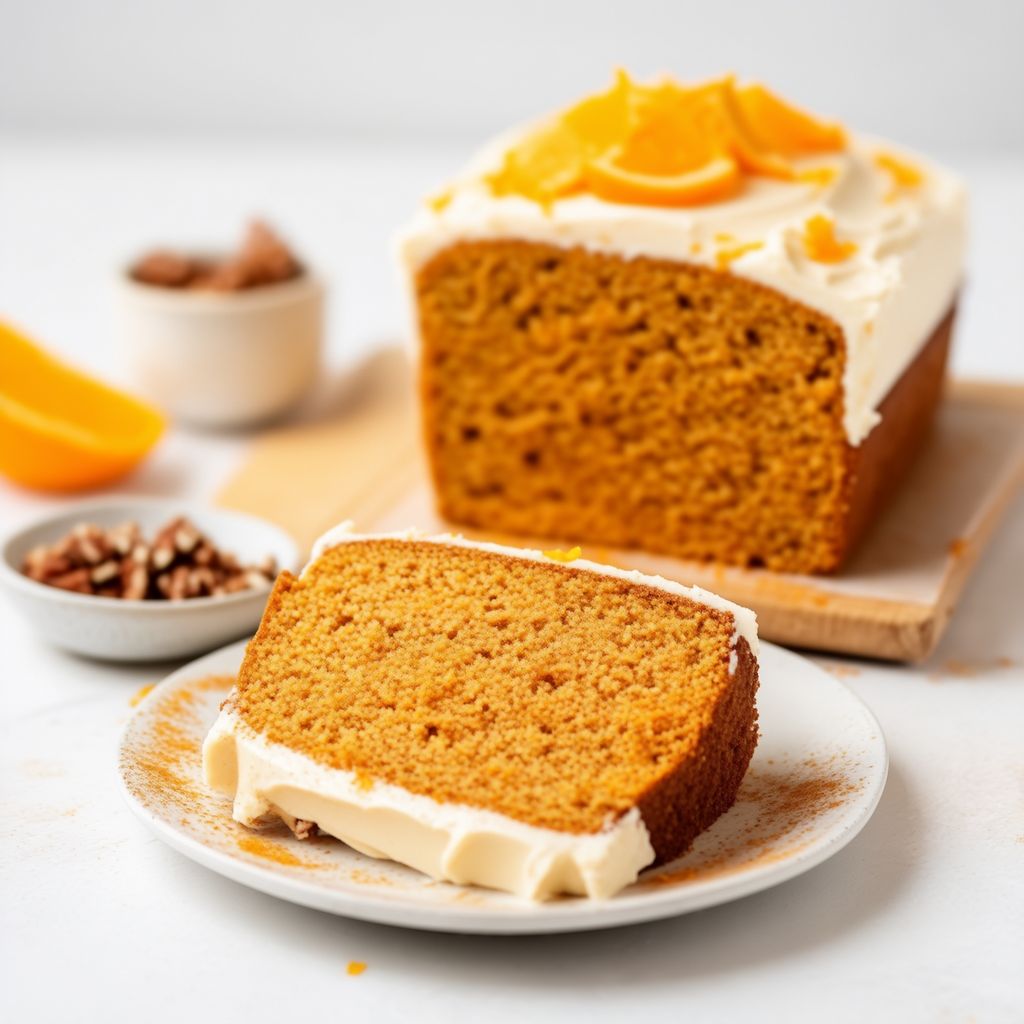 Spiced Carrot and Orange Delight with Cashew Cream Frosting
