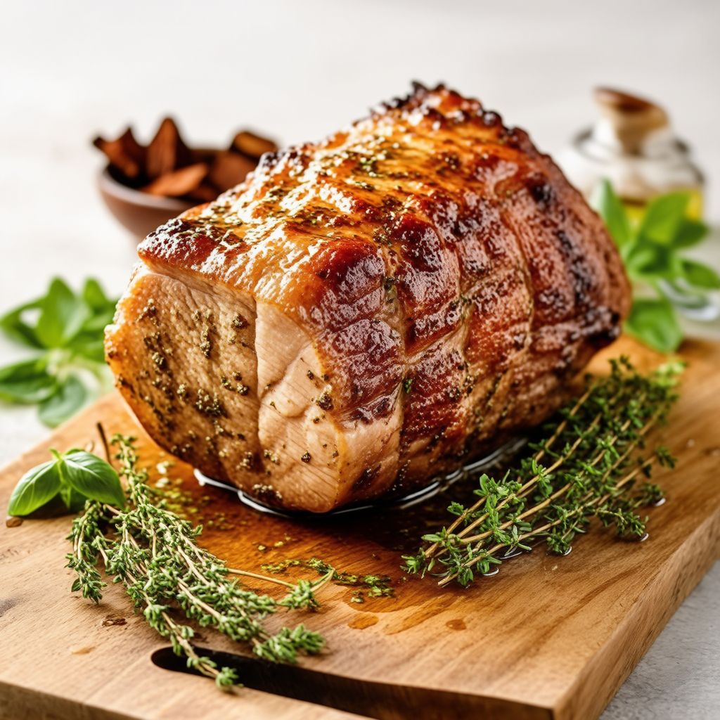 Savory Herb-Infused Smoked Pork