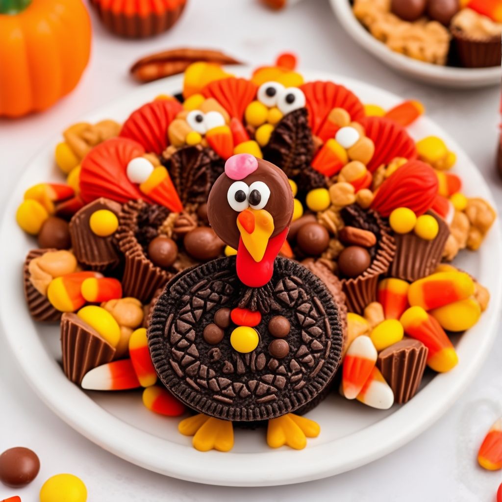 Festive Oreo Turkey Treats