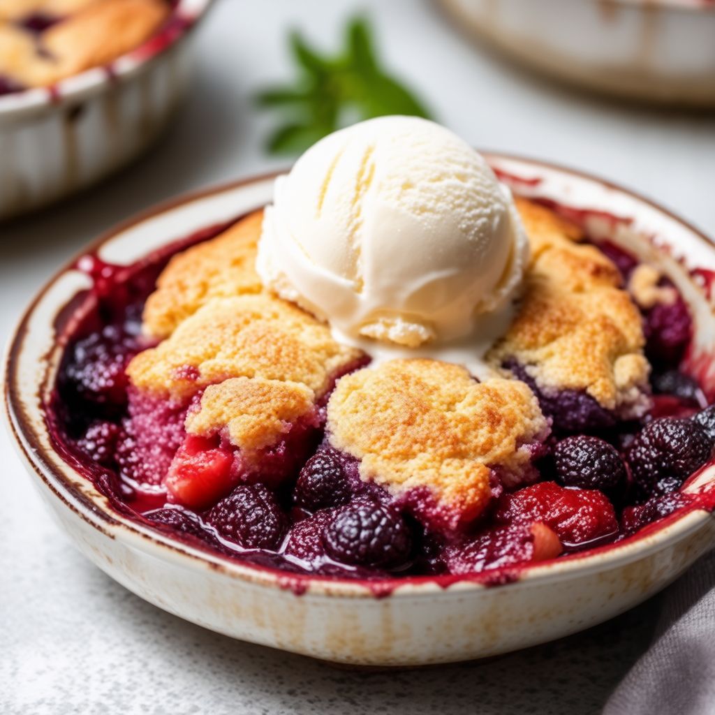 Beeren Delight Slow Cooker Cobbler