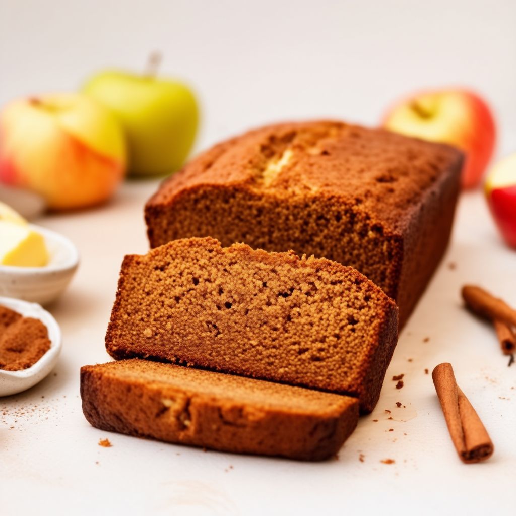 Spiced Apple Molasses Loaf