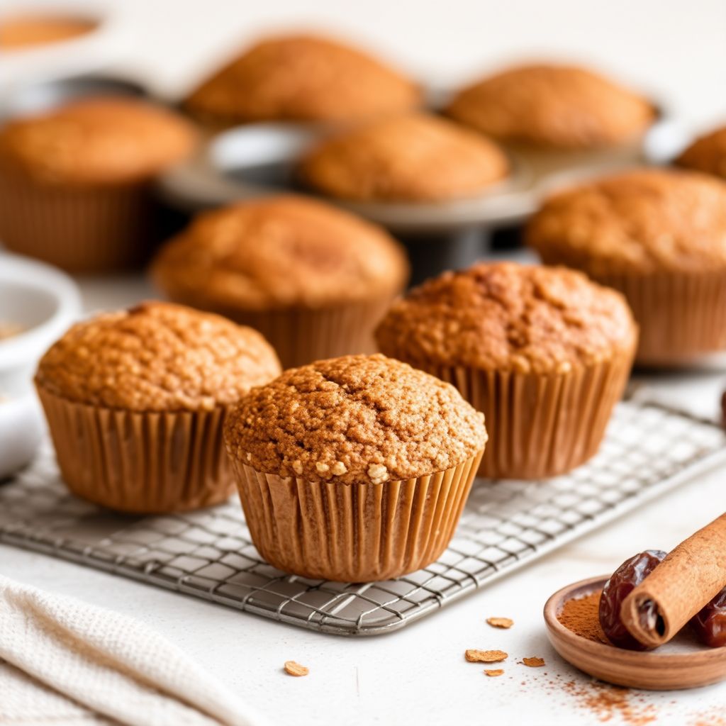 Wholesome Date Bran Muffins