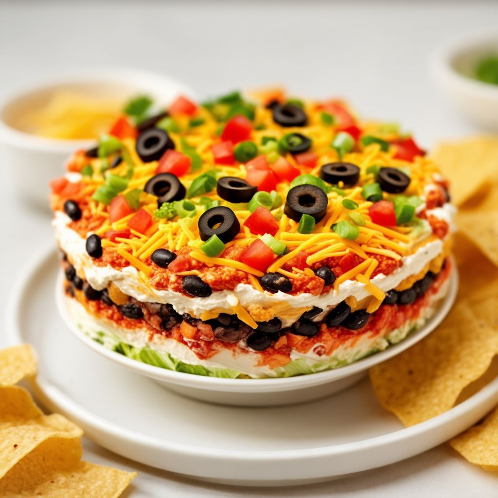 Schicht-Dip Mexikanische Fiesta