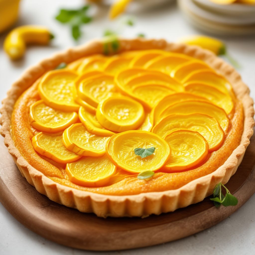 Torta di Zucchine Dorate