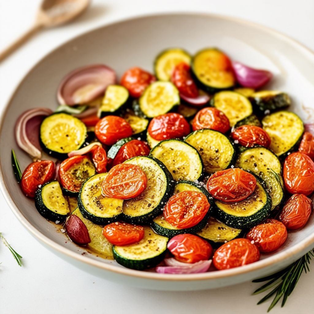 Misto di Verdure Arrosto Aromatizzate alle Erbe
