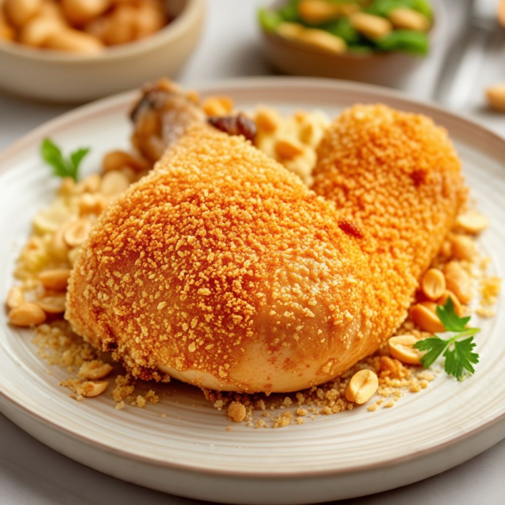 Crunchy Peanut-Crusted Chicken