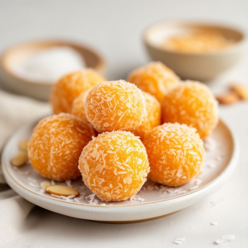 Golden Coconut Almond Bites