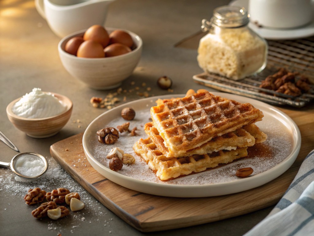 Feine Nusswaffeln