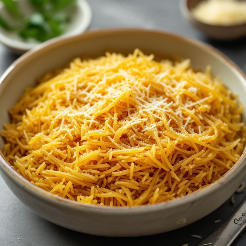 Pilaf di Riso e Vermicelli con Formaggio