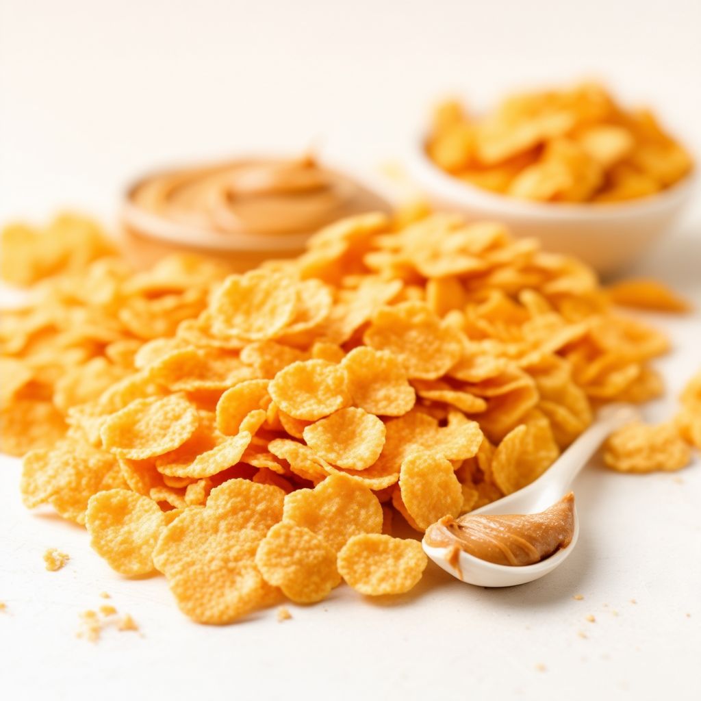 Crunchy Peanut Butter Cornflake Treats