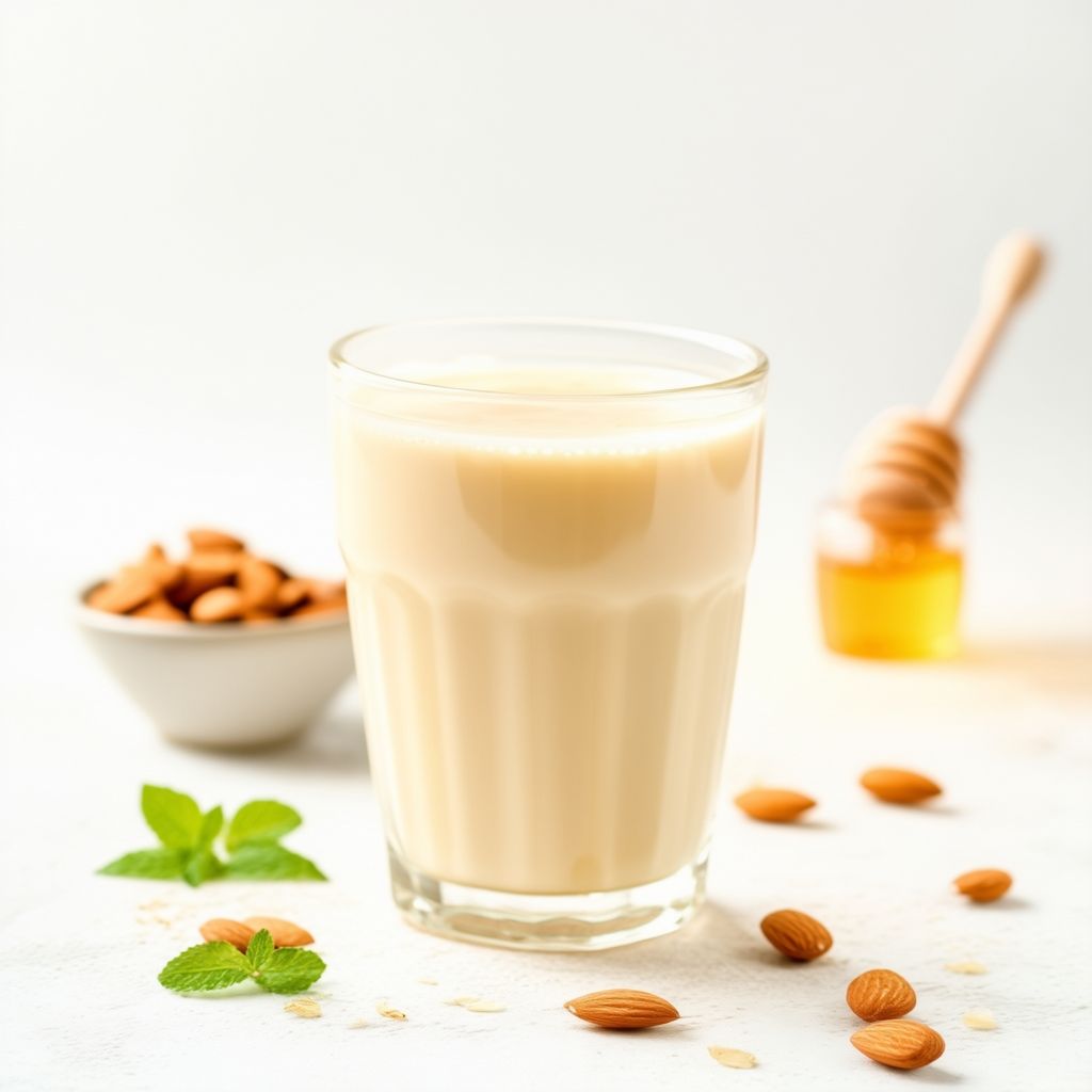 Creamy Almond Honey Milk