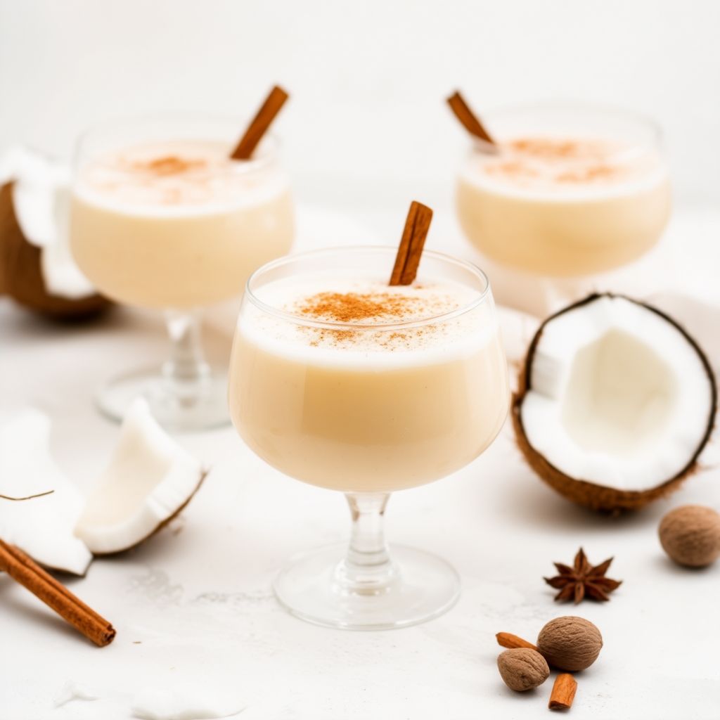 Creamy Coconut Holiday Punch