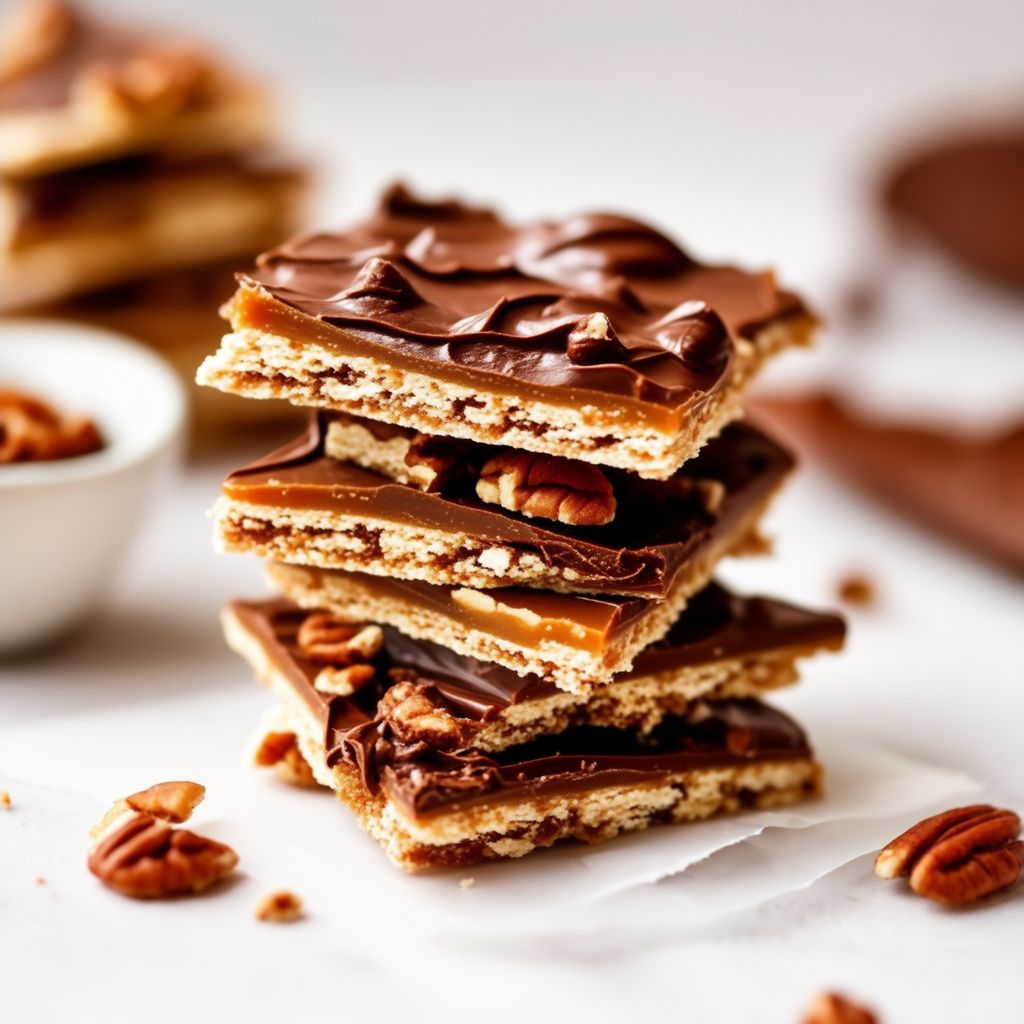 Schokoladen-Toffee-Cracker-Delight