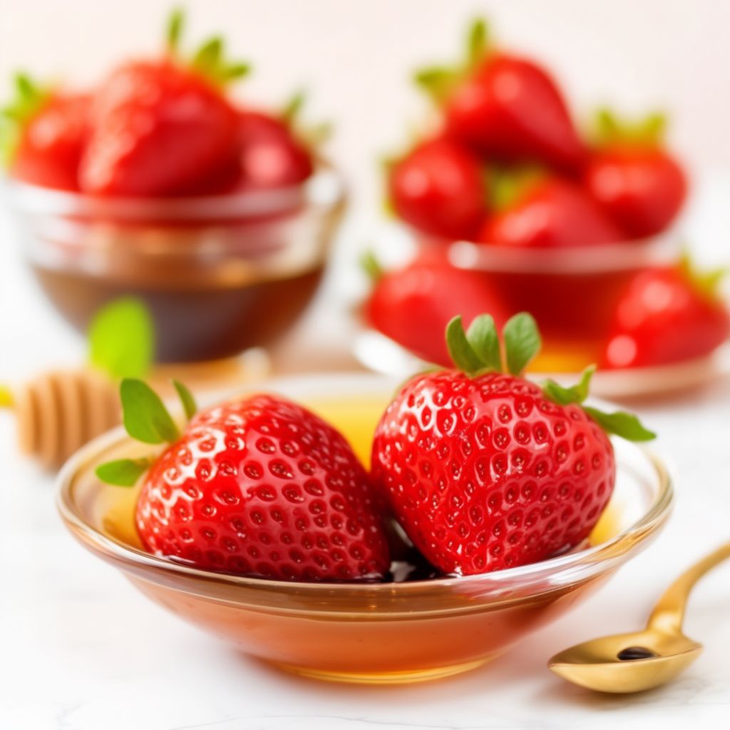 Fragole al Miele e Balsamico con Menta