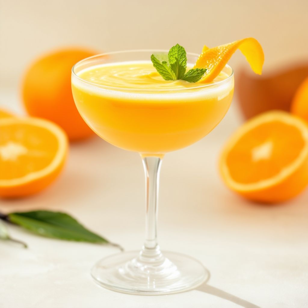 Cremiger Zitrus Bliss Cocktail