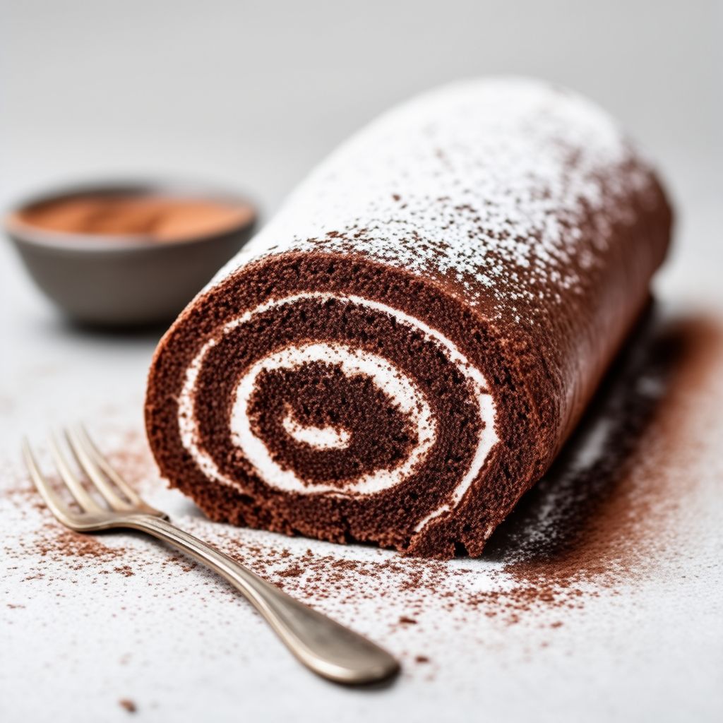 Decadent Chocolate Swiss Roll