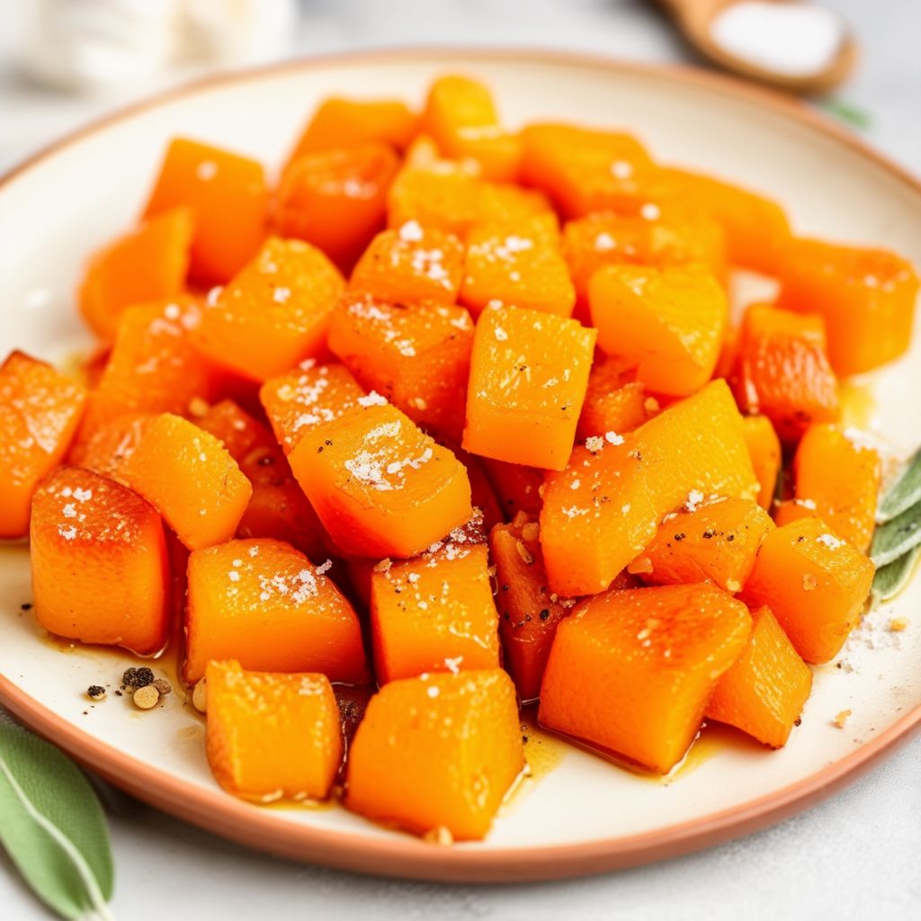 Zucca Butternut Caramellata con Salvia e Aglio