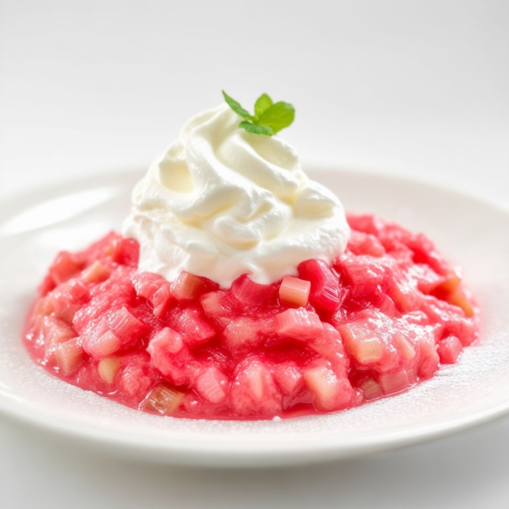 Creamy Rhubarb Delight