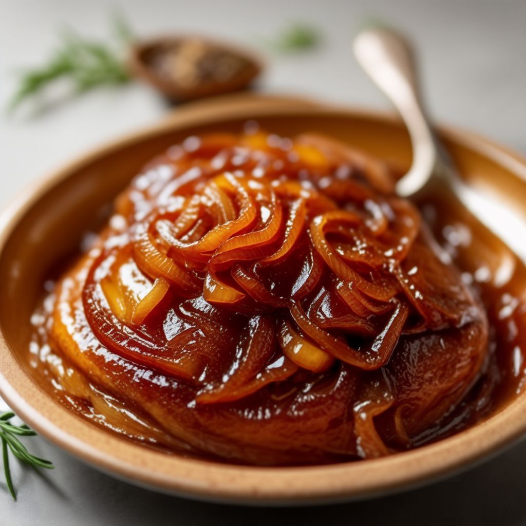 Salsa di Cipolle Caramellate e Vino Rosso