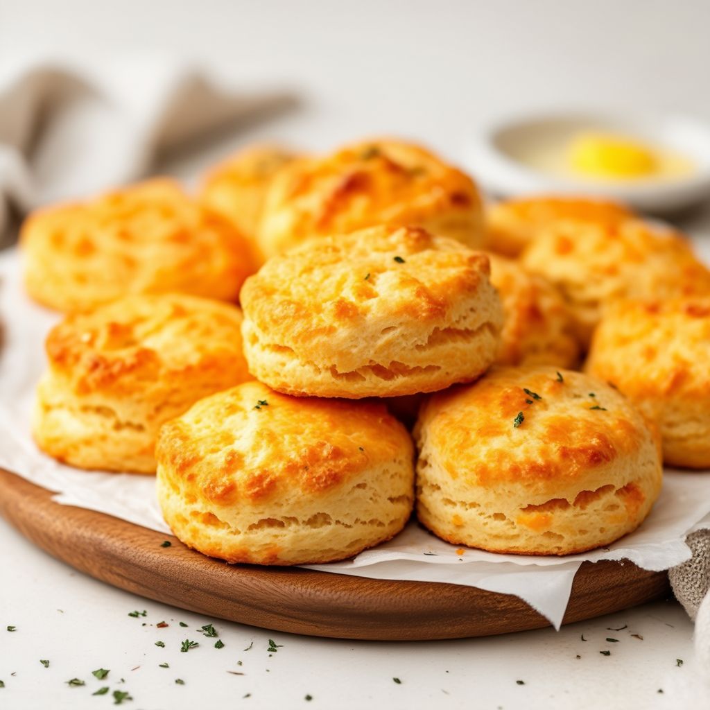 Garlic Cheddar Drop Biscuits