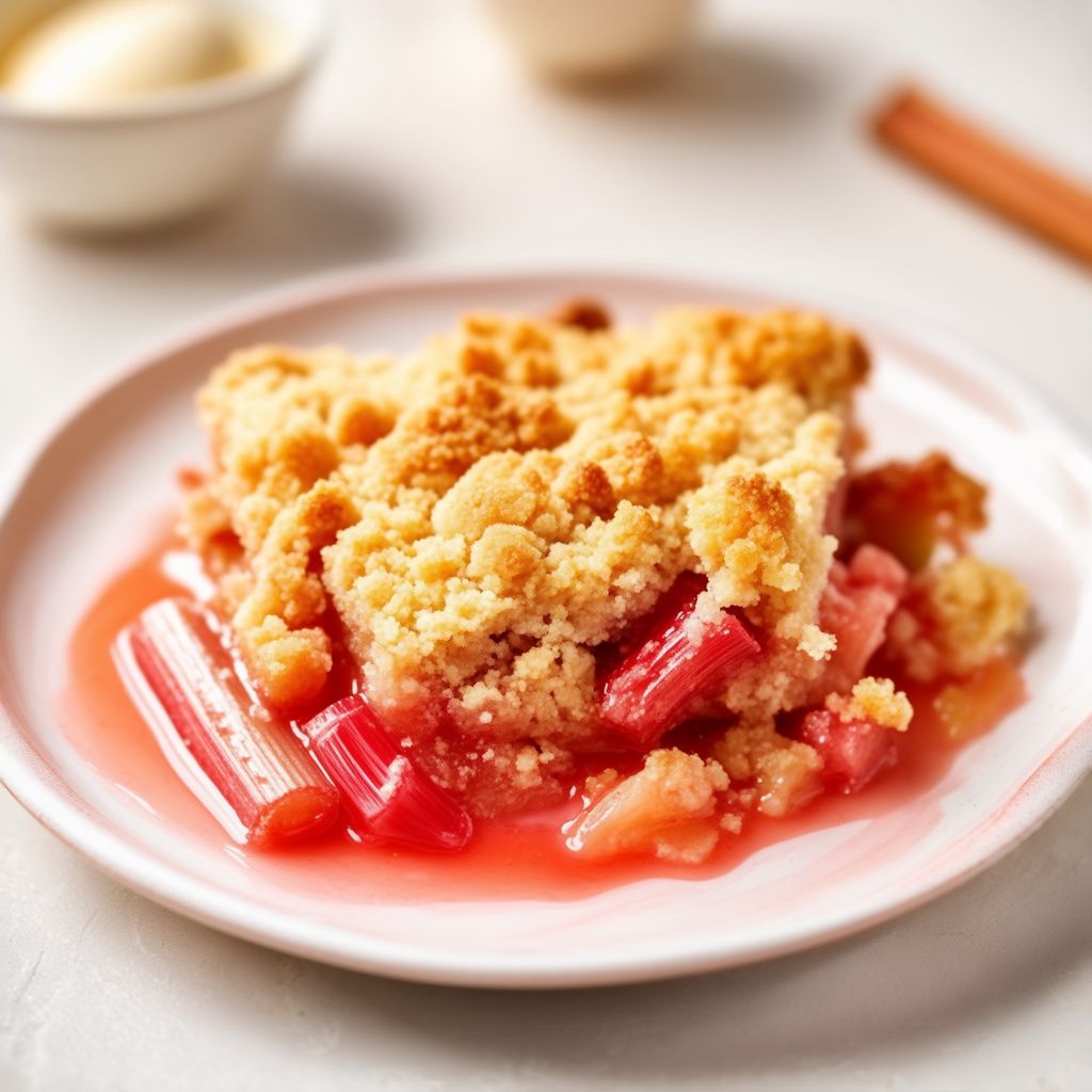 Rhabarber-Crumble-Delight
