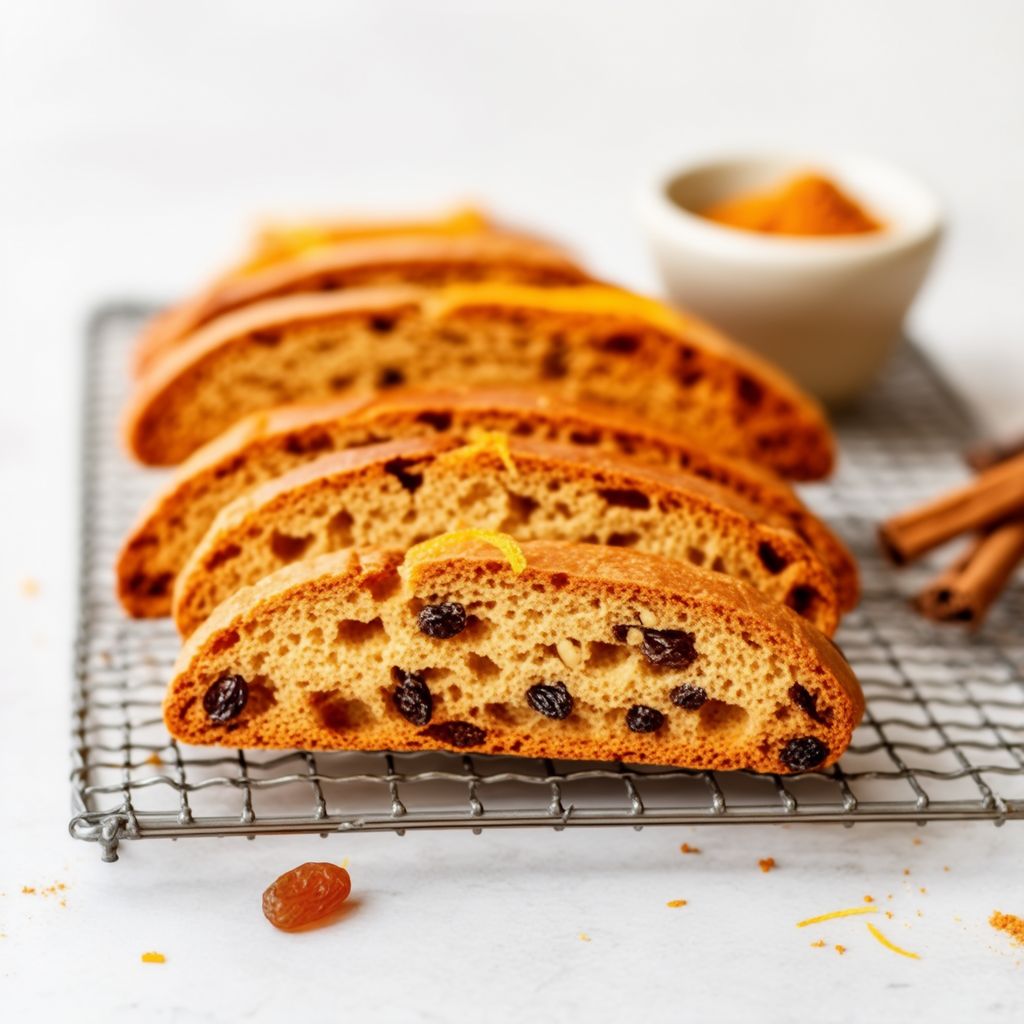 Gewürzte Walnuss-Rosinen-Biscotti