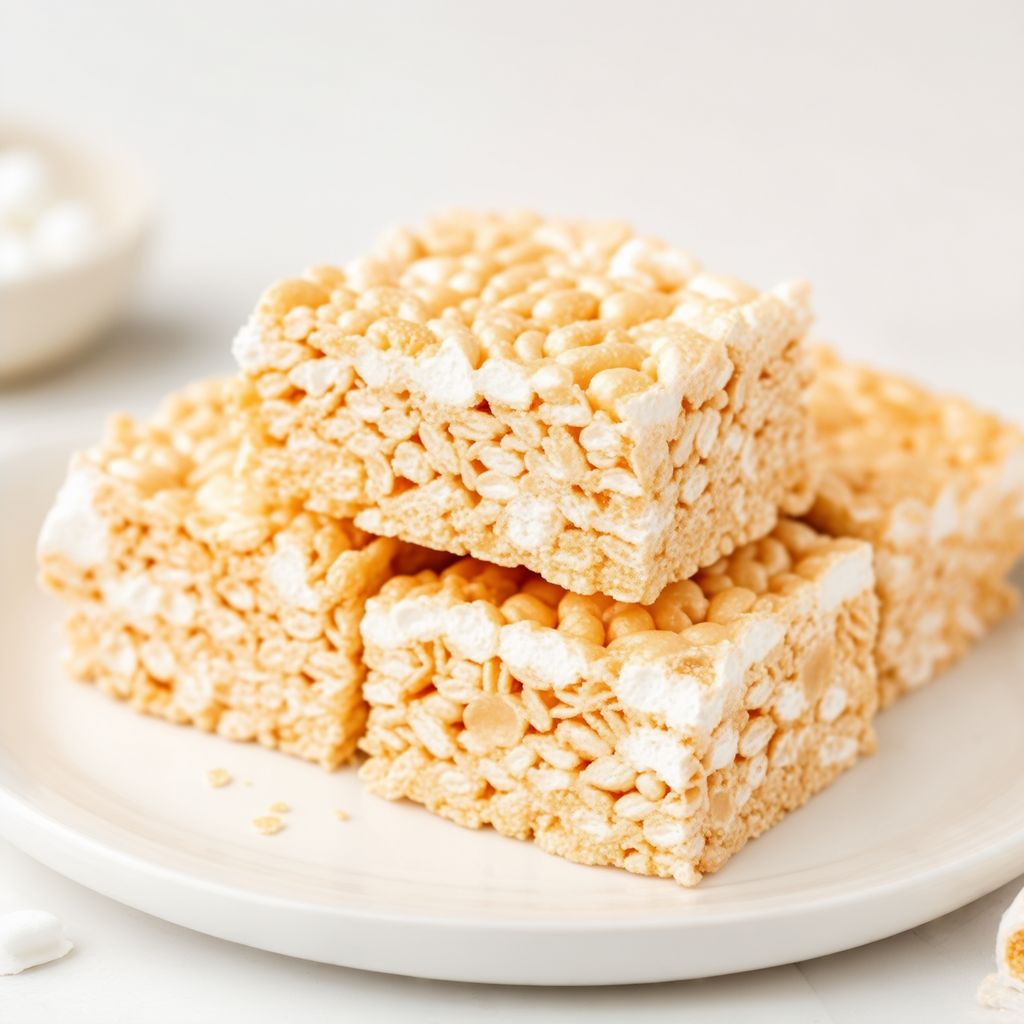 Chewy Marshmallow Cereal Squares