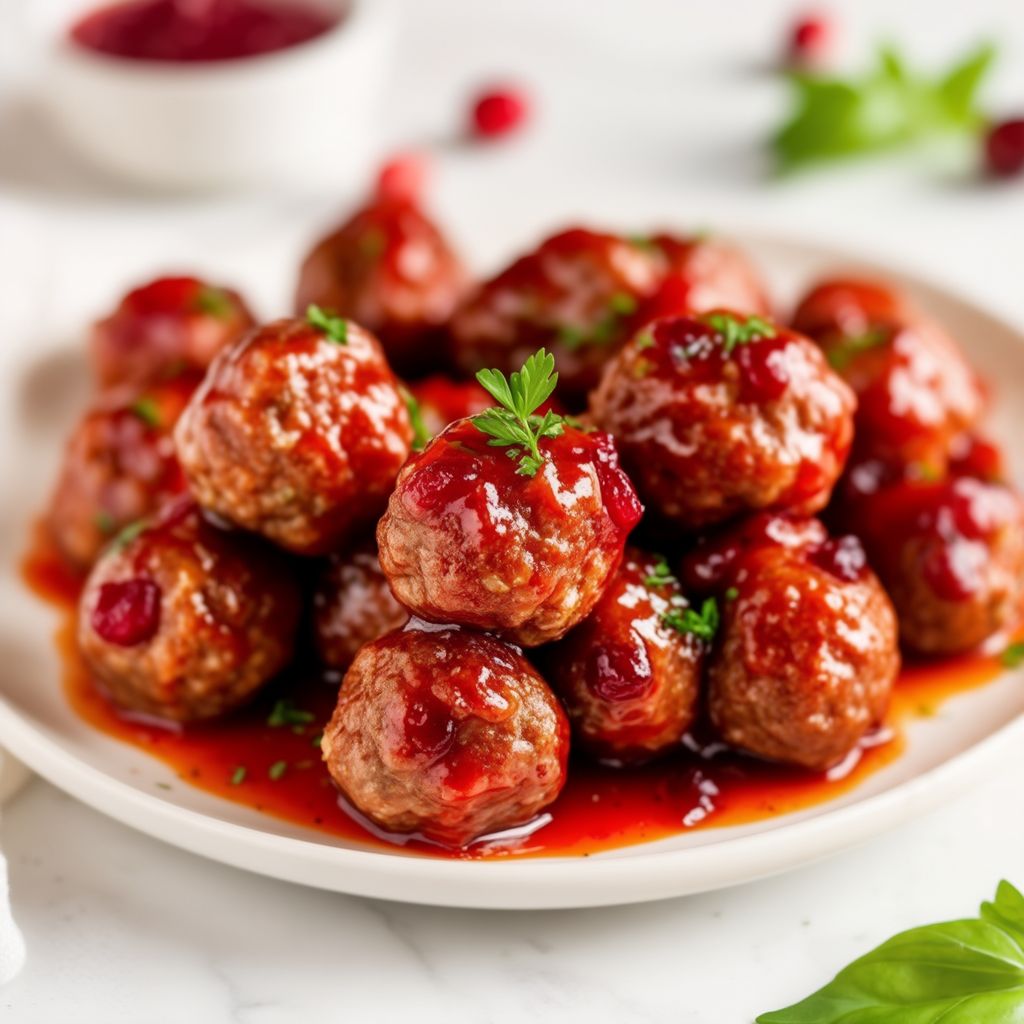 Polpette Mini Glassate ai Mirtilli