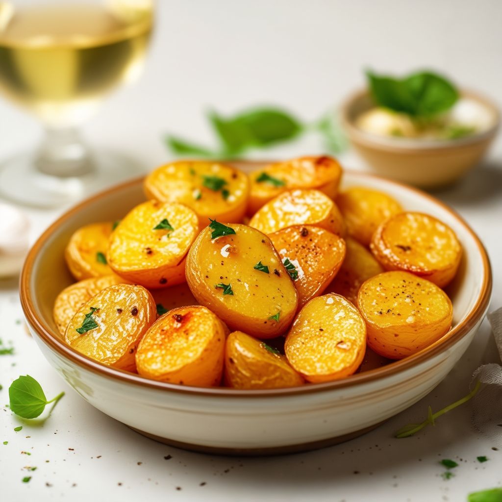 Patate Arrosto all'Aglio Dorato
