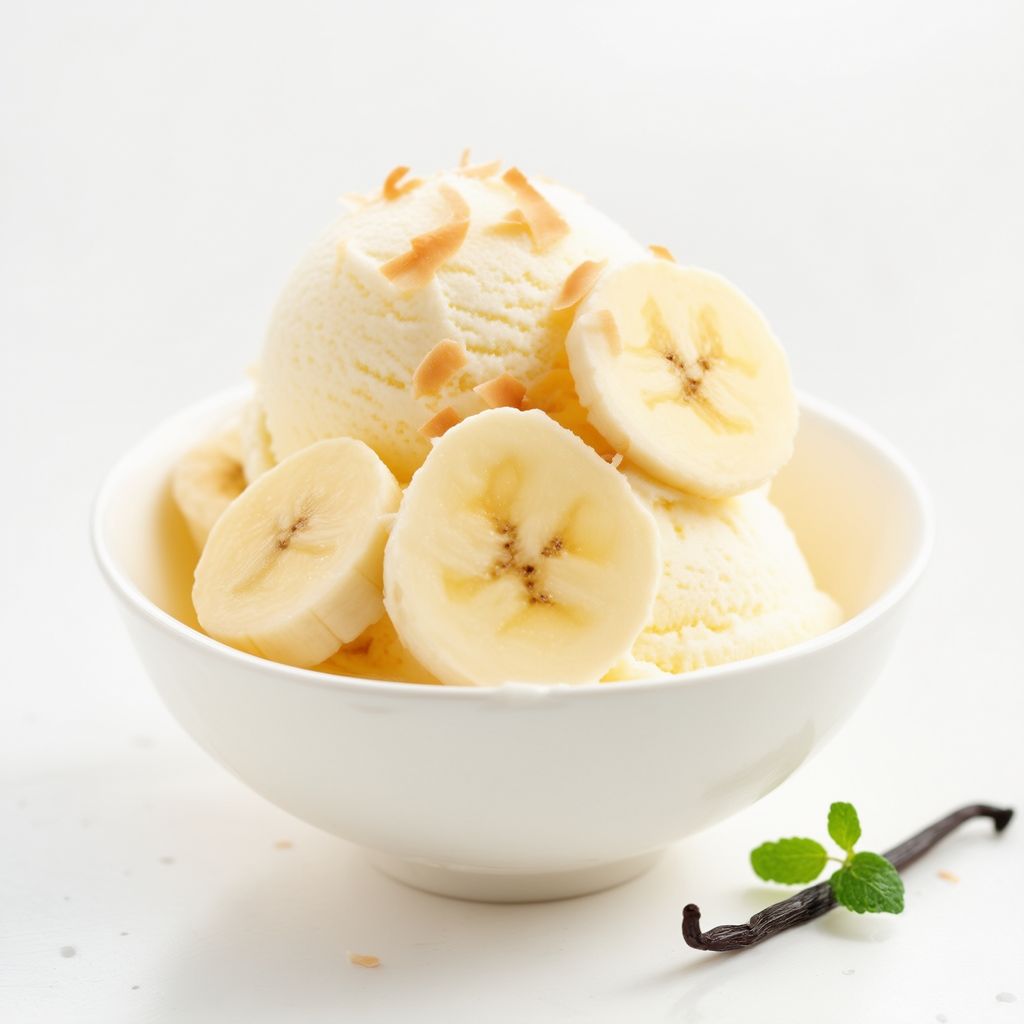Cremiges Bananen-Kokos-Sorbet