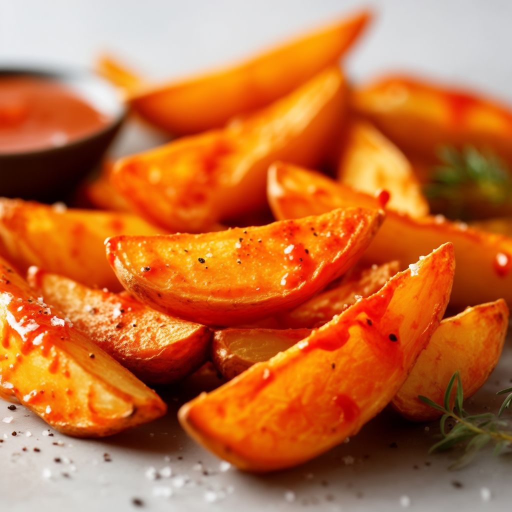 Spicy Buffalo Potato Wedges