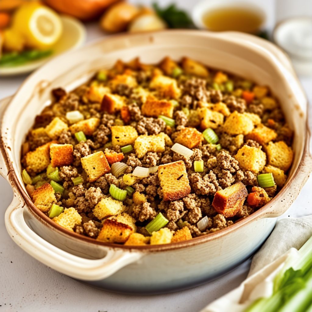 Savory Herb Sausage Stuffing