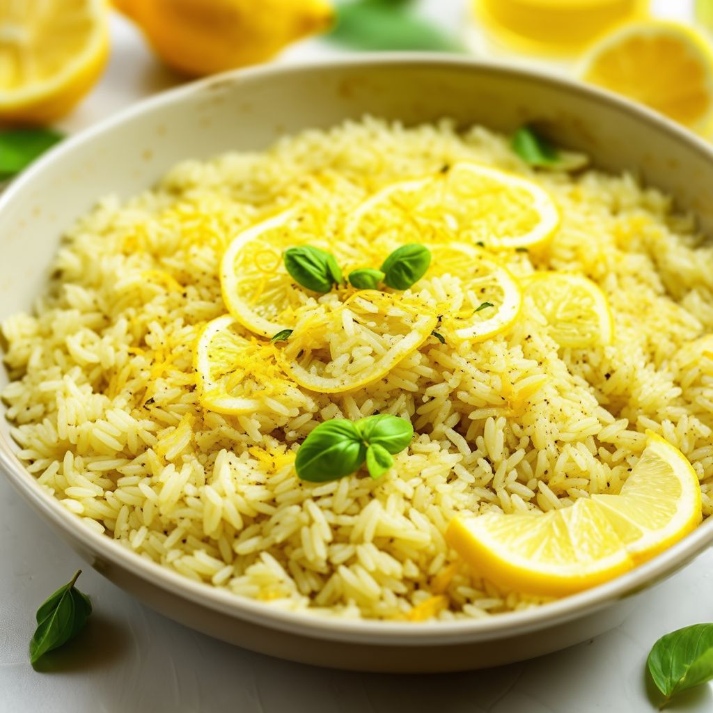 Zesty Zitronenkräuterreis