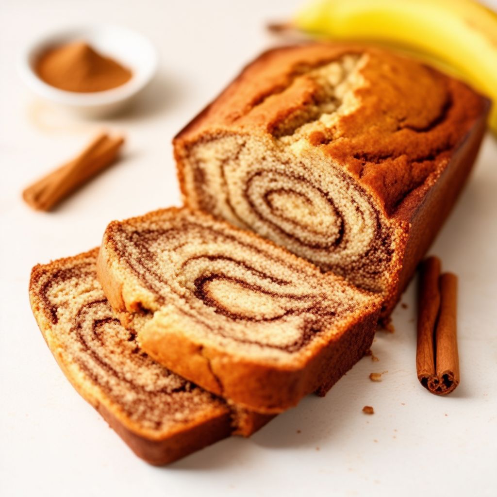 Delizioso Pane alla Banana con Swirl di Cannella