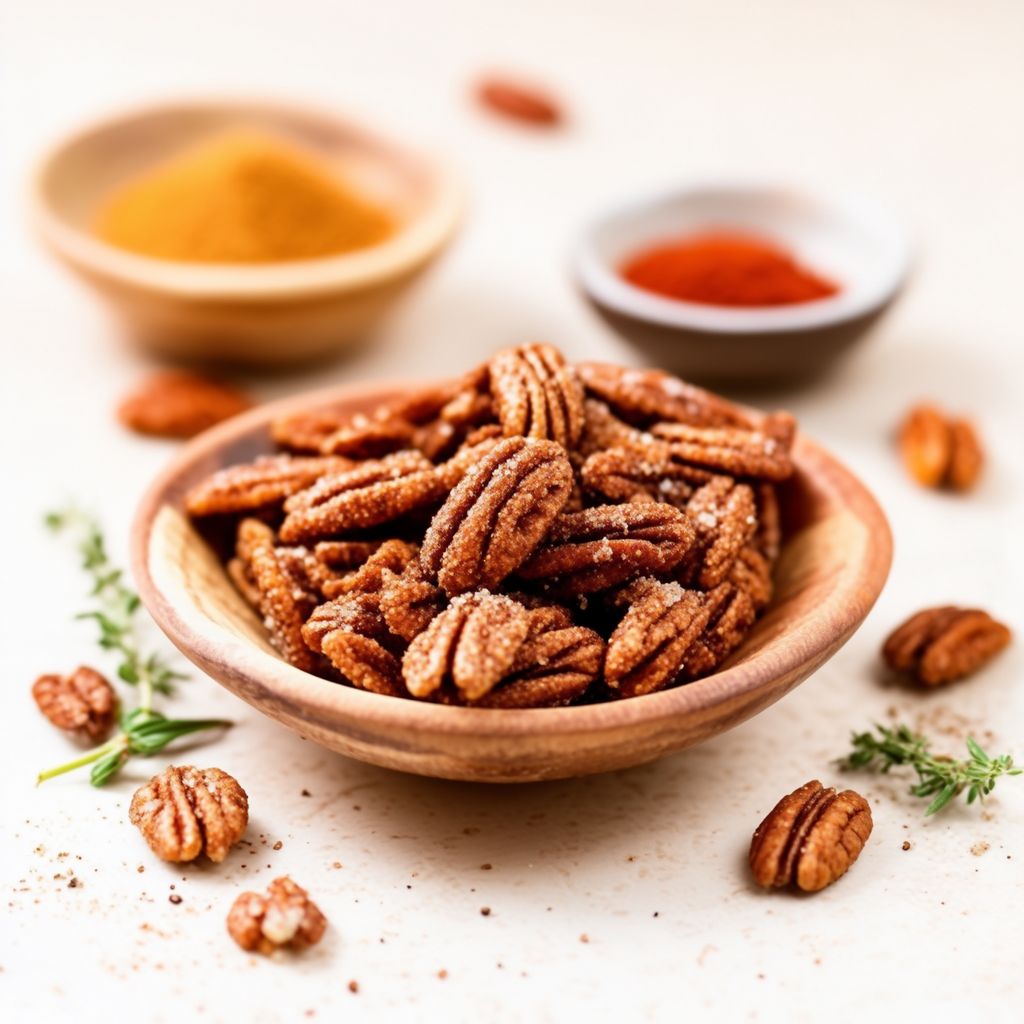 Spiced Crunchy Pecans