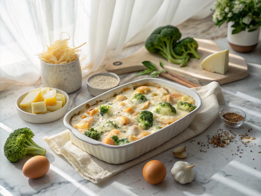 Gnocchi‑Lachs‑Auflauf