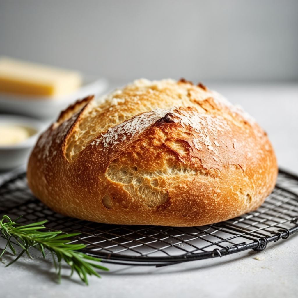 Rustikaler Parmesanbrotlaib
