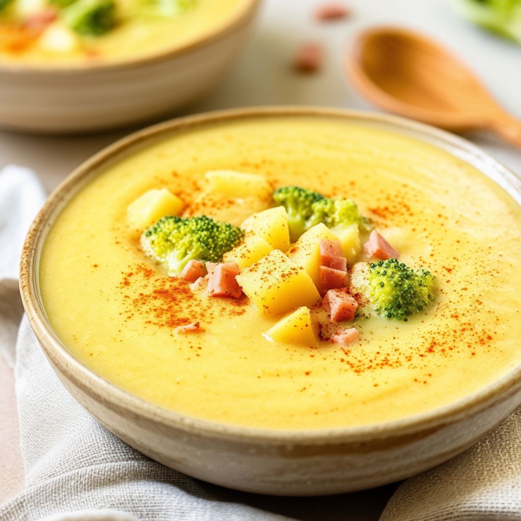 Creamy Slow Cooker Potato and Broccoli Soup