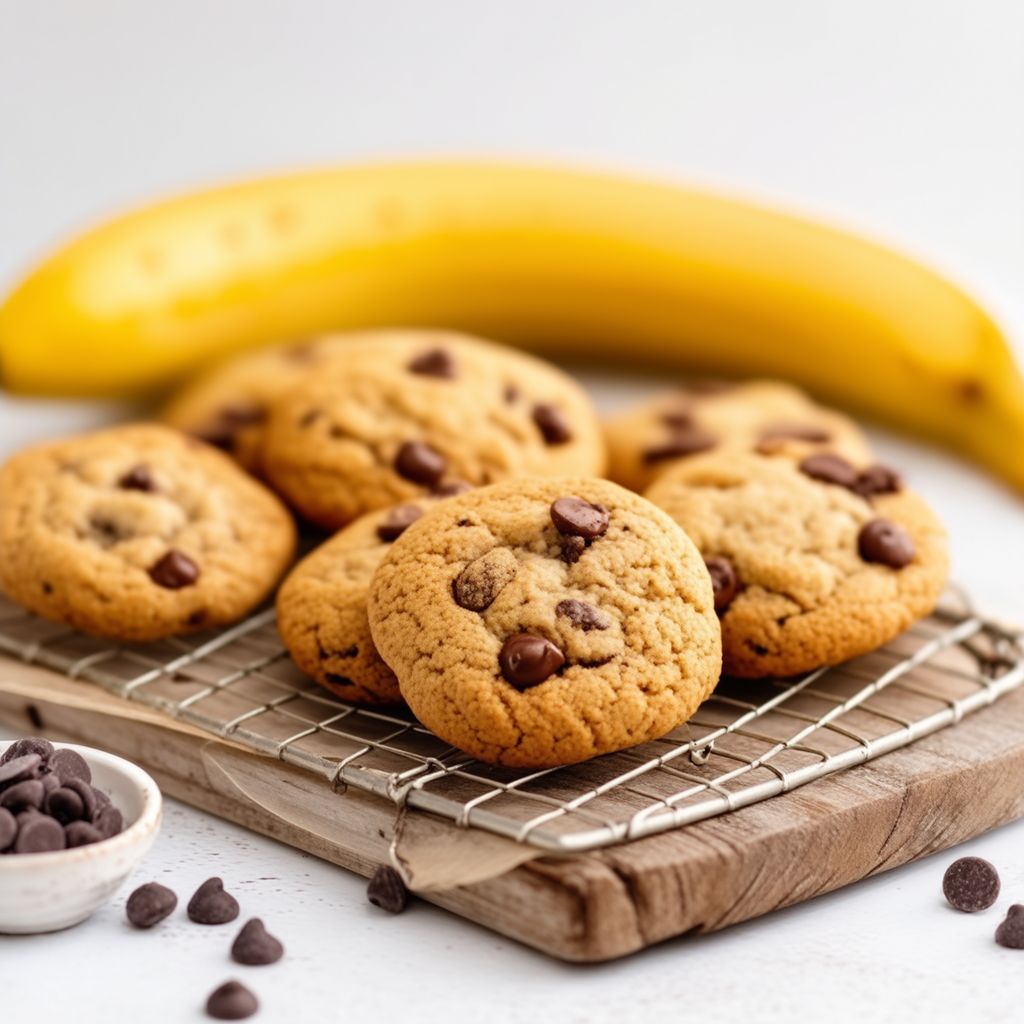 Banana Chocolate Chip Delight Cookies