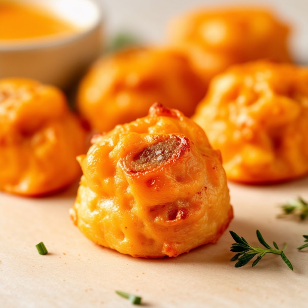 Savory Cheese and Sausage Bites