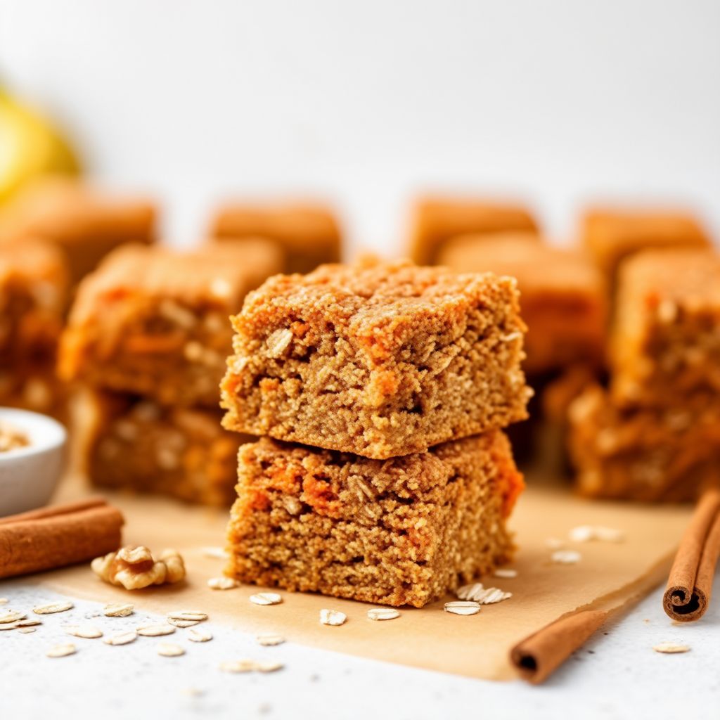 Banana Carrot Oat Squares
