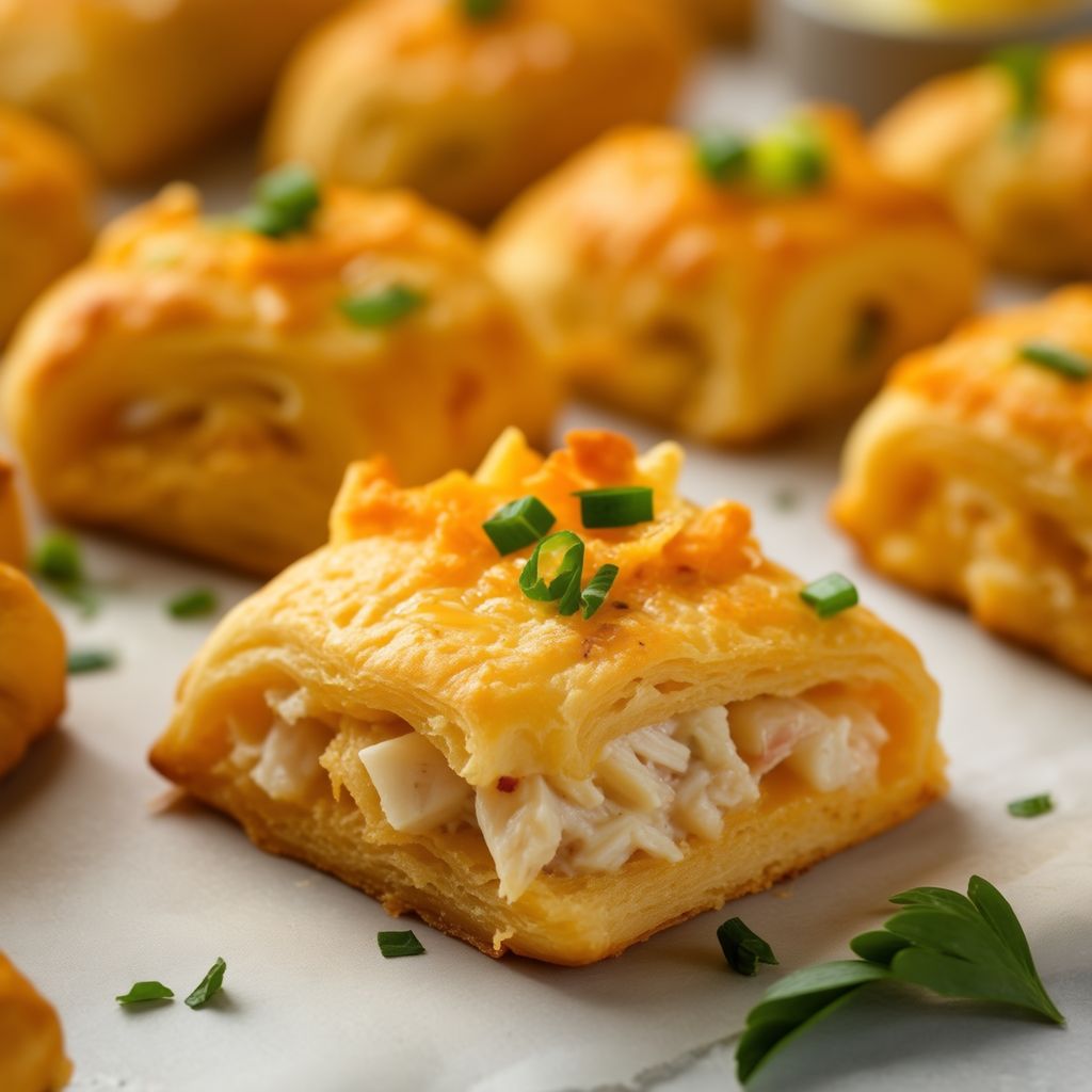 Savory Crab and Cheese Squares
